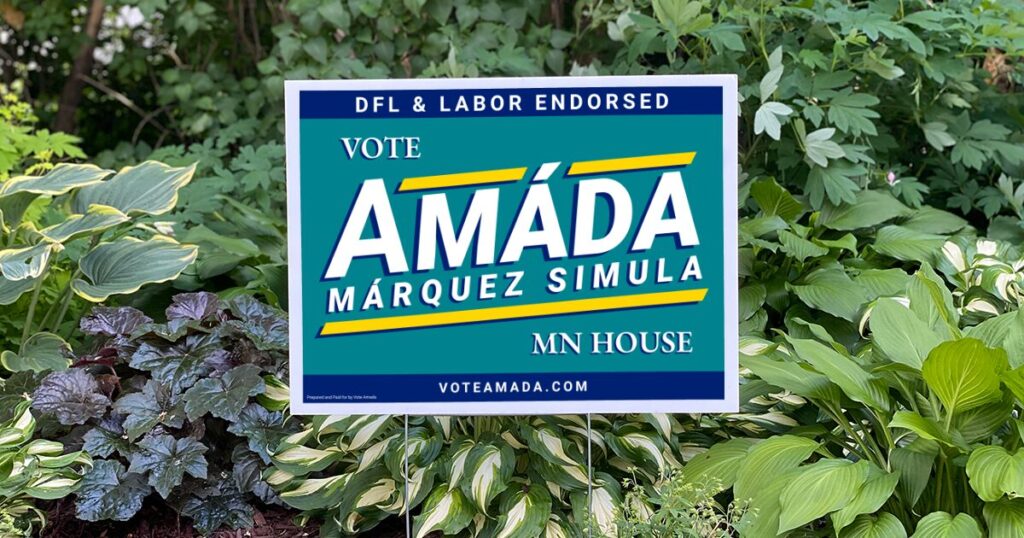 DFL & Labor Endorsed Vote Amáda Márquez Simula MN HOUSE voteamada.com