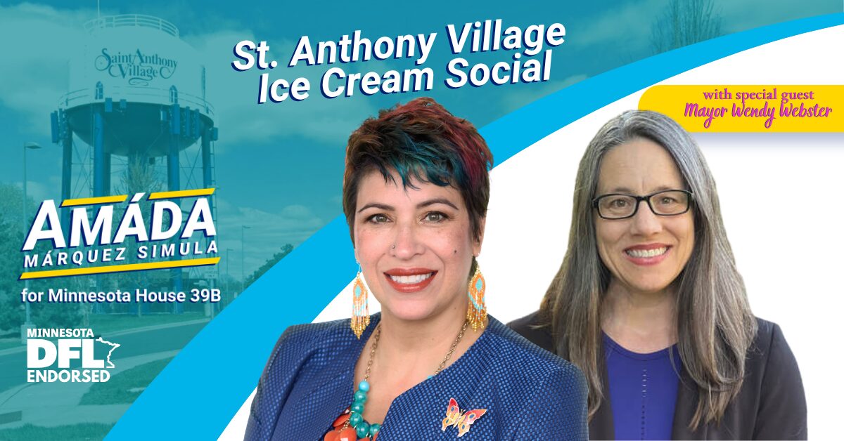 St. Anthony Ice Cream Social with Mayor Wendy Webster